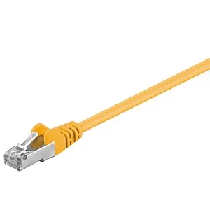 goobay RJ-45 Netzwerkkabel 2,0 m gelb bis zu 1,00 Gbit/Sek. bis zu 100 MHz, 1 St.