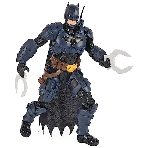 DC Batman Adventures Action-Figur - 30 cm, mit 16 Ausrüstungsgegenständen, voll beweglich für spannende Abenteuer und actionreiche Stunts