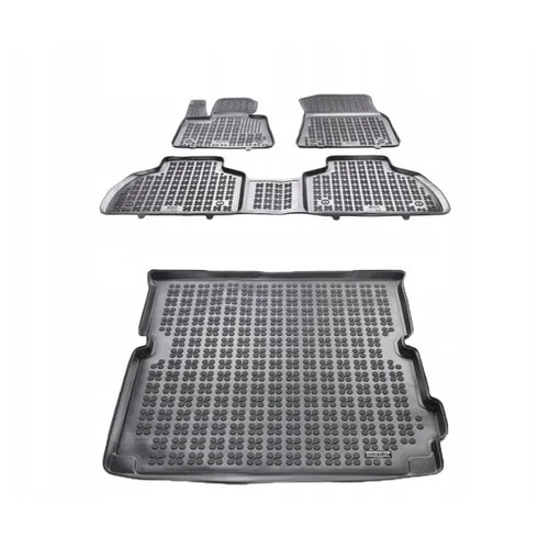 Satz Fußmatten und Matte für BMW X7 (G07) 7-Sitzer-Version (3 Sitzreihe umgekla
