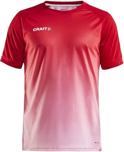 CRAFT Pro Control Fade Jersey M Bright Red/White XL