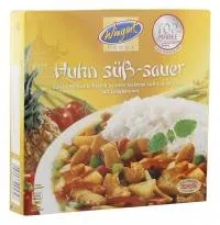 Huhn süß-sauer 375g Packung Wingert Foods