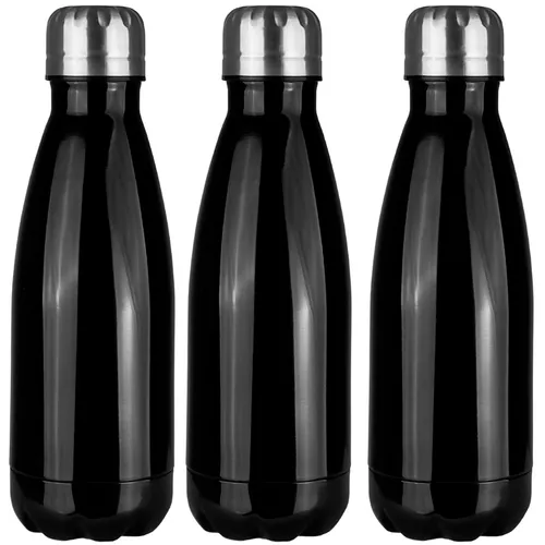 Edelstahl Thermosflasche 3 Set Trinkflasche Isolierflasche Wasserflasche Outdoor