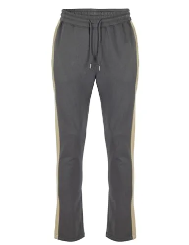 ROADSIGN australia Herren Jogginghose mit Kontrastdetails für stilvolle Herbstmomente anthrazit, XL