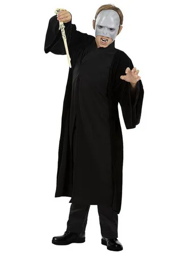 Metamorph Zauberer-Kostüm Harry Potter – Voldemort Kostüm für Kinder, Damit versetzt Du alle braven Zauberschüler in Angst und Schrecken!
