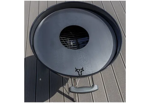 tuning-art Grillplatte GR01-80 Grillring Feuerplatte Plancha BBQ-Platte 80cm für Kugelgrill