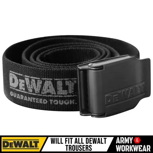 DeWalt Pro Schwarz Gürtel Arbeitskleidung Arbeitshose Schnalle One Größe bis Zu
