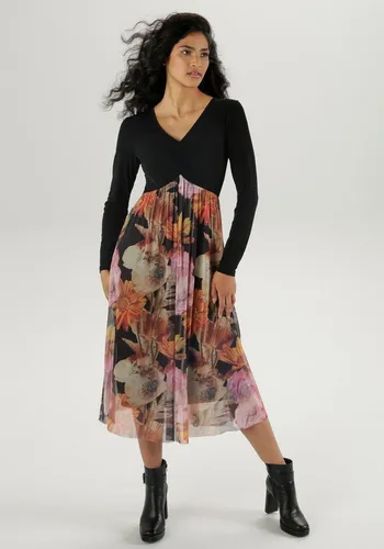 Midikleid ANISTON SELECTED, Damen, Gr. 46, Bunt von Aniston