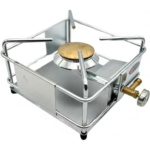 Jaeger Räuchereiprodukte | Gaskocher - Gasbrenner 6 kW für große Räucheröfen | mit Schlauch & Druckminderer | präzise regulierbar | Propangas-Brenner | robust & sofort einsatzbereit