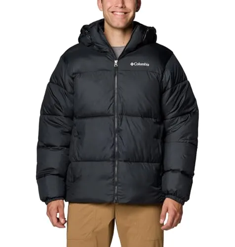 Columbia Puffect II Hooded Winterjacke - Wasserdichte Herrenjacke mit Thermarator Isolierung für optimalen Kälteschutz. Ideal für Stadtbummel oder Lagerfeuer, umweltfreundliche DWR-Beschichtung ohne PFAS.