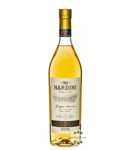 Nardini Grappa Riserva 50° – Bernsteinfarbener Genuss