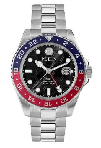 Philipp Plein Klassische Uhr PWYBA0223 - Armbanduhren für Herren, edle Edelstahl-Uhr mit 10 ATM Wasserdichtigkeit und Leuchtzeigern für optimale Ablesbarkeit bei Nacht.