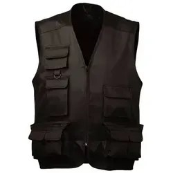 ALLROUND WESTE CRAFTLAND MARXEN SCHWARZ, XL (58-60) - Sicherheitsweste für optimale Sichtbarkeit, leicht und komfortabel, ideal für Arbeitseinsätze und Outdoor-Aktivitäten.