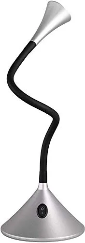 Reality Leuchten LED Tisch- und Wandleuchte Viper R52391187 - Klemmleuchte in Schwarz und Titanfarben, vielseitig als Tisch- oder Wandleuchte einsetzbar, inklusive energiesparender 3 Watt LED mit warmweißem Licht für optimale Ausleuchtung.