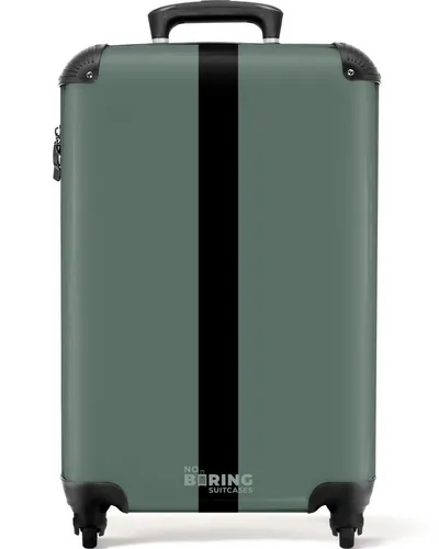 NoBoringSuitcases.com Hartschalen-Trolley mit leuchtenden Rädern