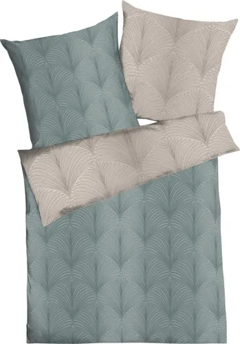 Kaeppel Wendebettwäsche Ikone Feinbiber Jade 135x200 cm von Kaeppel
