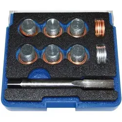 BGS Reparatursatz für Öl-Ablass-Gewinde M14 x 1,25 mm - KFZ-Werkzeuge, ideal zur schnellen Reparatur von Öl-Ablass-Gewinden und sorgt für eine zuverlässige Abdichtung.