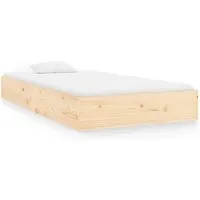 vidaXL Massivholzbett 100x200 cm