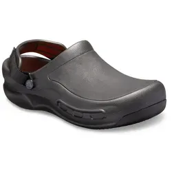 Crocs Bistro Pro LiteRide Clog Schwarz Größe 43/44 - Pantoletten mit innovativem LiteRide-Schaum für ultimativen Komfort, rutschfester Crocs Lock-Profil und optimaler Schutz für lange Arbeitsschichten in Gastronomie und Gesundheitswesen.