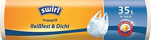 Swirl Müllbeutel mit Tragegriff 35 l, 15 Stück
