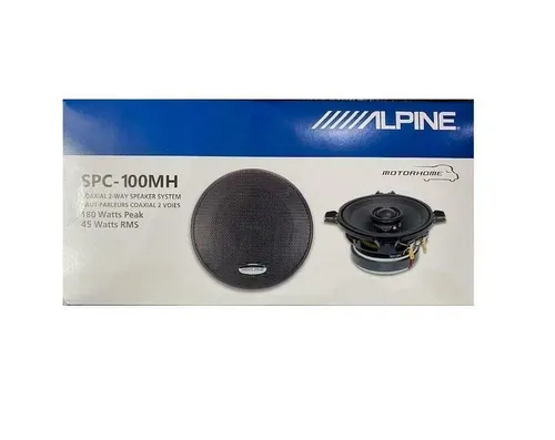Alpine SPC-100MH 10cm 2-Wege Koaxsystem Lautsprecher - 1 Paar - Car-HiFi-Lautsprecher mit exzellenter Klangqualität und kompaktem Design, ideal für den Einsatz in Fahrzeugen.