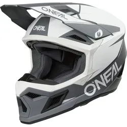 O'Neal 3SRS Solid S26 Motocrosshelm - Matt Weiß/Grau - S - Motorradhelm mit innovativer IPX® ACells-Technologie für optimalen Aufprallschutz. Perfekte Passform, hohe Belüftung und GoPro®-Halterung – ideal für jeden Motocross-Fahrer!