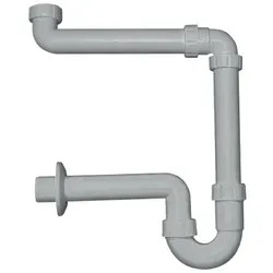 Haas PP-Möbel-Raumsparsiphon DN40 11⁄4