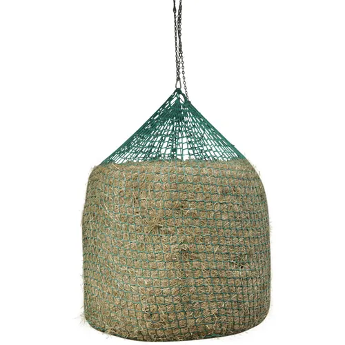 Kerbl Heunetz für Rundballen - Engmaschig und Langlebig - Tröge, Tränken & Zubehör für Pferde - Das reißfeste Heunetz verlängert die Fresszeiten und schont das Pferdemaul.