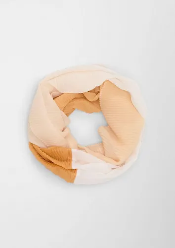 s.Oliver Loop Snood, Loop-Schal mit Plisseefalten in gelb von s.Oliver
