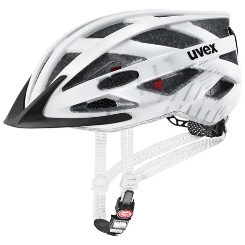 uvex City i-vo - Leichter City-Helm mit LED-Licht - Fahrradhelm für Damen und Herren, individuell anpassbar mit 3D IAS System, inklusive Plug-in LED für optimale Sichtbarkeit und Sicherheit.