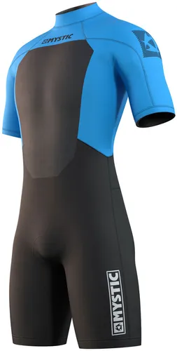 MYSTIC BRAND 3/2 BACK ZIP Shorty 2023 global blue