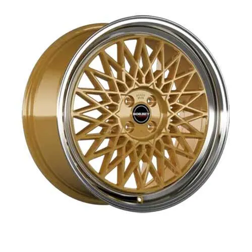 B 7 0x17 4x100 ET30 MB64 0 Alufelgen in gold von BORBET