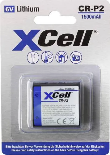 XCell Fotobatterie CR-P 2 Lithium 1500 6.0V 1St.