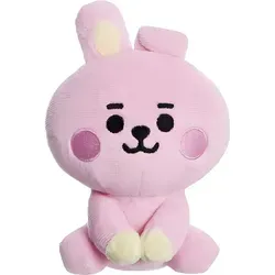 Aurora, 61479, BT21 Merchandise, Baby Cooky sitzend, 13cm, Braun, Rosa, BTS Fanartikel