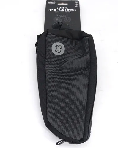 AGU Top-Tube Rahmentasche Fahrrad 0,7L - Sportgeräte-Matten - Wasserabweisende und reflektierende Oberrohrtasche für sicheres Bikepacking, aus 100% recyceltem Polyester, einfach zu montieren.