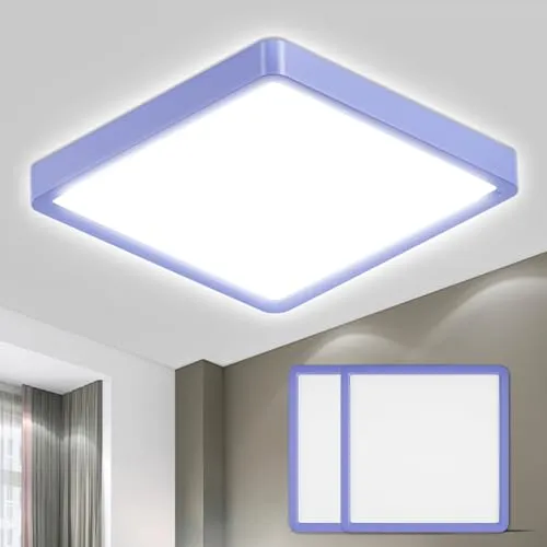 LQWELL® Deckenleuchte LED 18W IP44 in lila von LQWELL