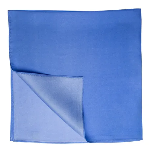 Seidentuch Halstuch blau Twillseide 70x70cm - Seidenmalerei-Zubehör, hochwertiges Twillseiden-Halstuch in elegantem Blau, perfekt für stilvolle Akzente und vielseitige Tragemöglichkeiten.