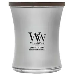 WoodWick Candescent Coast Precious Metals Kerze in silber von WoodWick