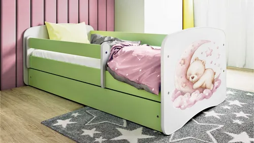 Raumhirsch Furniture Kinderbett in Grün, 80x160 cm in grün von Raumhirsch Furniture