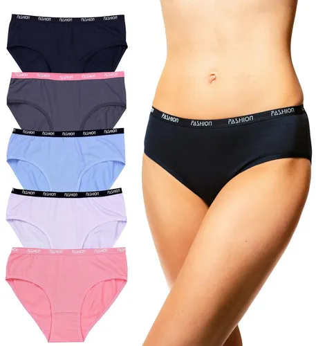 Alkato Slip Damen Slips Baumwolle Unterwäsche 5er Pack