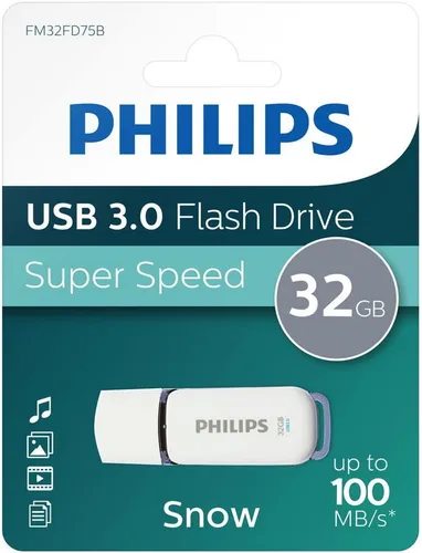 Philips Philips USB Stick 32GB Speicherstick Snow weiß USB 3.0 USB-Stick