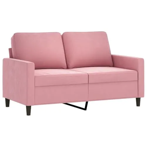 vidaXL 2-Sitzer Sofa mit Samtbezug - Sofas & Couches – Bequemes Loungesofa mit weichem Samtbezug und stabilen Metallgestell, ideal für entspannte Stunden in deinem Wohnzimmer.