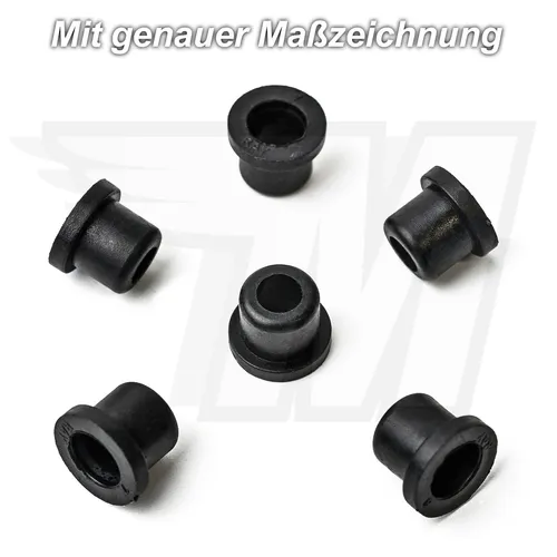 5x Kunststoff Tülle für viele BMW Logo Embleme | 51141807495