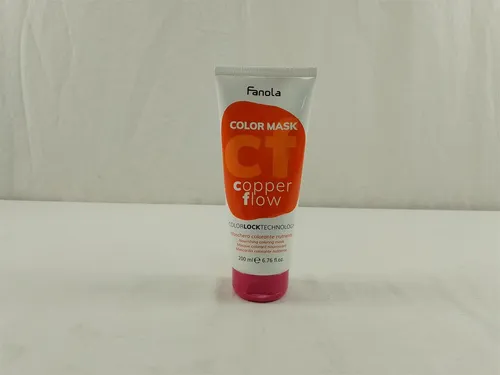 Fanola Color Maske COPPER FLOW 200 ml – Intensivpflege für coloriertes Haar - Haarfärbemittel zur Pflege und Auffrischung von kupferfarbenem Haar. Die Maske sorgt für strahlenden Glanz und geschmeidige Textur.