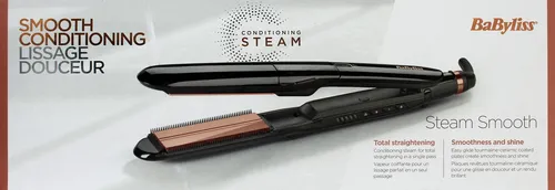 BaByliss ST493E Dampfglätteisen für Damen - BaByliss ST493E, Dampfglätteisen für glänzende Frisuren, nutzt Dampf für schonendes Styling und bietet eine präzise Temperaturregulation für optimale Ergebnisse.