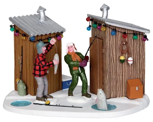 LEMAX 23951 - FRIENDLY COMPETITION Weihnachtsdorf - Winterliche Tischdekoration - Tischdekoration für Erwachsene, liebevoll gestaltete Polyresin-Figur im Winterdorf-Thema, perfekt für die festliche Weihnachtszeit.