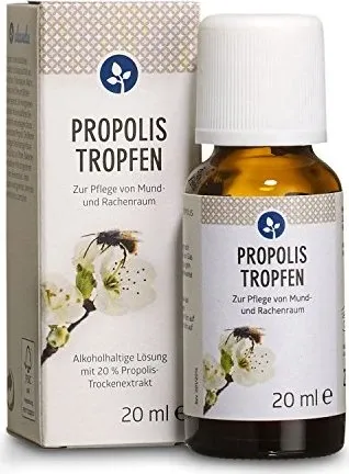 Propolis Tinktur 20% - Arzneimittel mit hochkonzentriertem Propolis für natürliche Unterstützung des Immunsystems, ideal zur Stärkung der Abwehrkräfte.