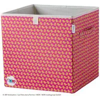 LIFENEY Bobo Siebenschläfer Aufbewahrungsbox – Spielzeugkiste mit Streuprint für Kinder