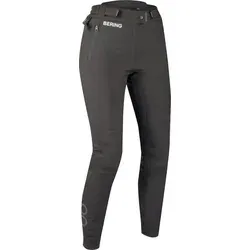 Bering Kerby Damen Motorrad Textilhose, schwarz, Größe 48 - Robuste Motorradtextilhose für Damen in Größe 48, ausgestattet mit abnehmbaren Knieprotektoren für zusätzlichen Schutz und Komfort. Ideal für sicheres Fahren bei jedem Wetter.