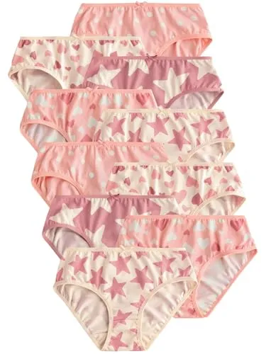 NEXT Mädchen Unterhosen 10er-Pack Rosa 134-140 in pink von NEXT