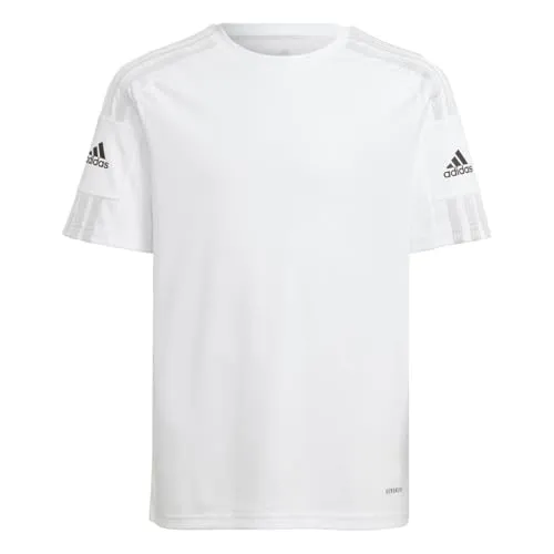 adidas Jungen Squadra 21 Jersey, White / White / Black, 11-12 Years